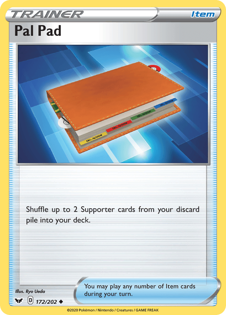 Pal Pad, carta 172 de Sword & Shield
