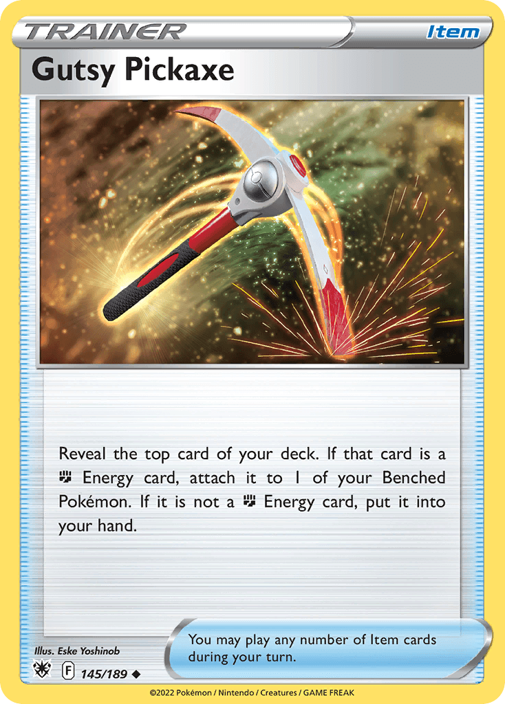 Gutsy Pickaxe, carta 145 de Astral Radiance