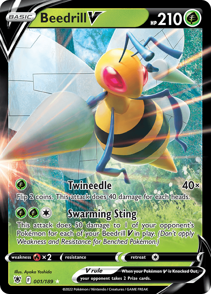 Beedrill V, carta 001 de Astral Radiance