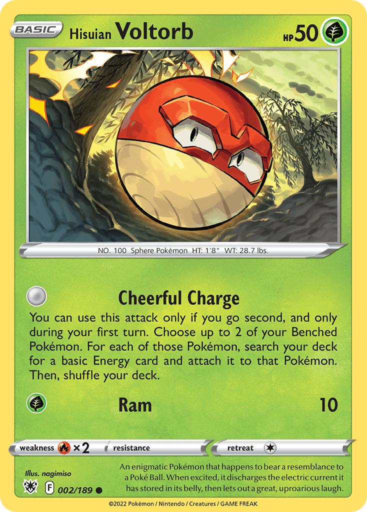 Hisuian Voltorb, carta 002 de Astral Radiance