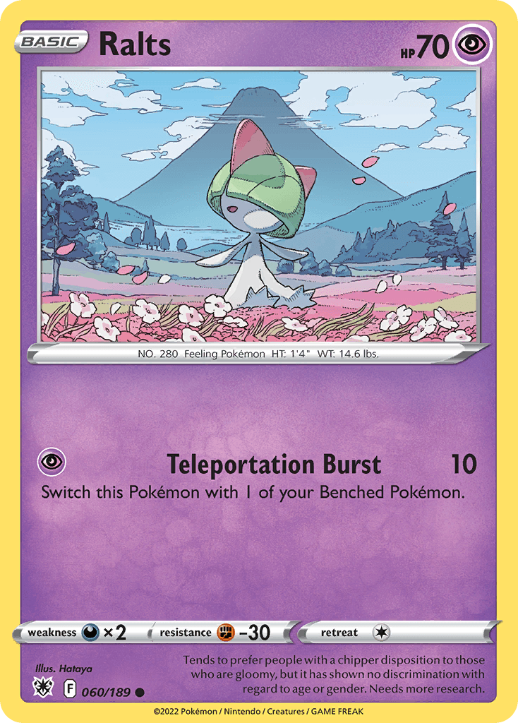 Ralts, carta 060 de Astral Radiance