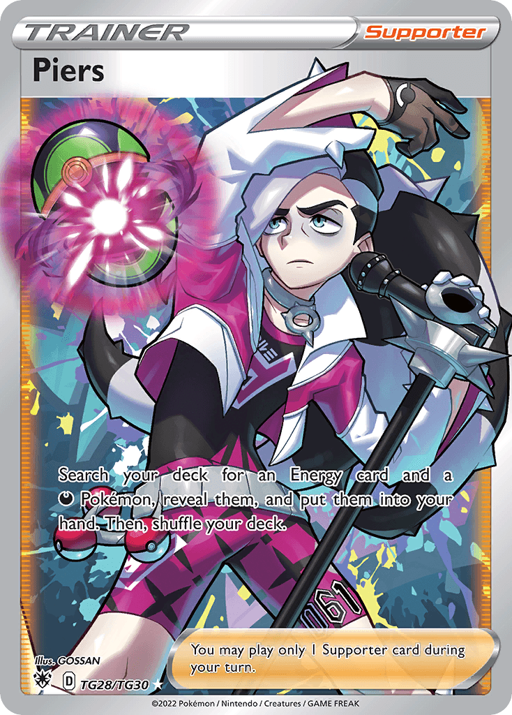 Piers, carta TG28 de Astral Radiance Trainer Gallery