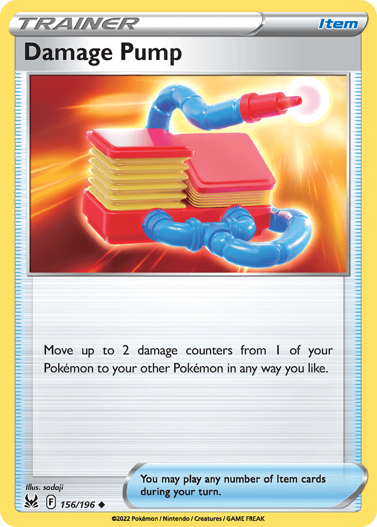 Damage Pump, carta 156 de Lost Origin
