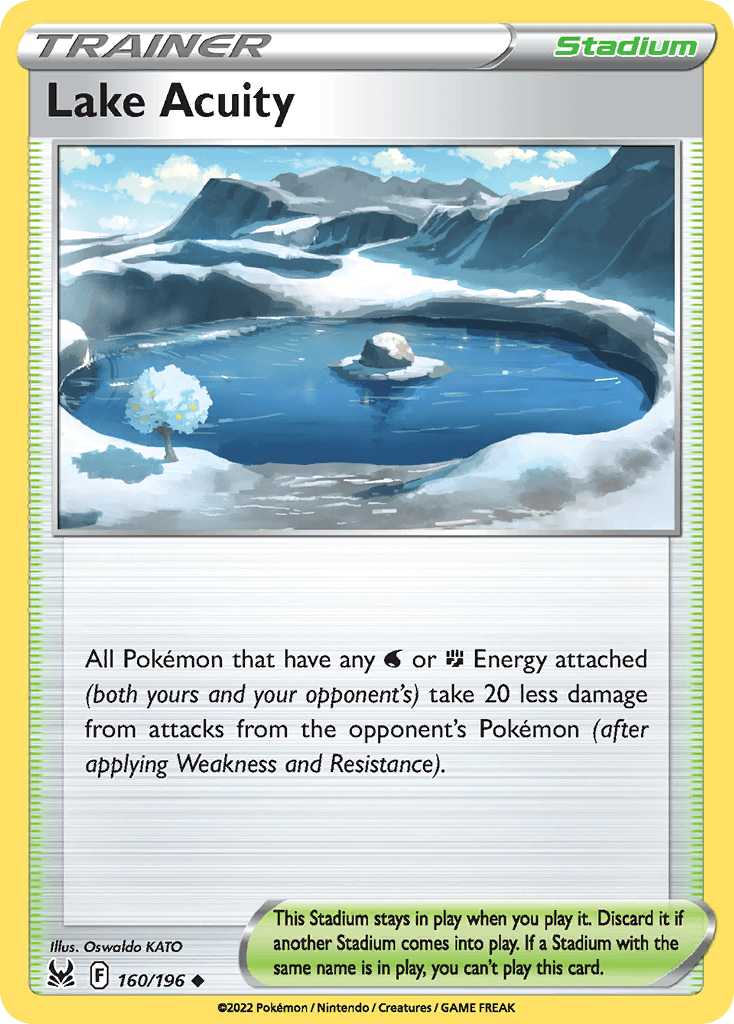 Lake Acuity, carta 160 de Lost Origin