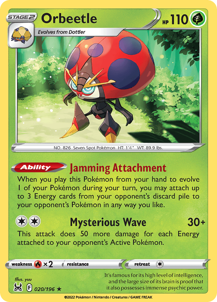 Orbeetle, carta 020 de Lost Origin