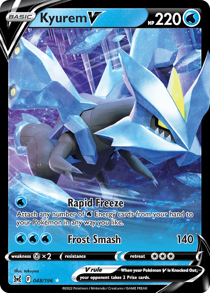 Kyurem V, carta 048 de Lost Origin