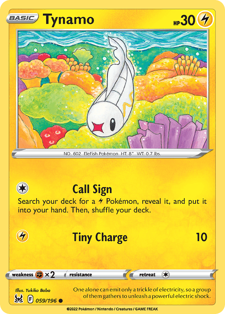 Tynamo, carta 059 de Lost Origin