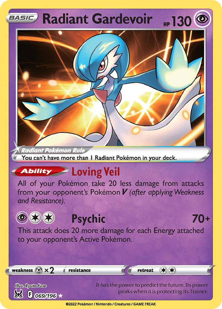 Radiant Gardevoir, carta 069 de Lost Origin