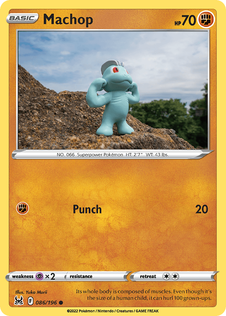 Machop, carta 086 de Lost Origin