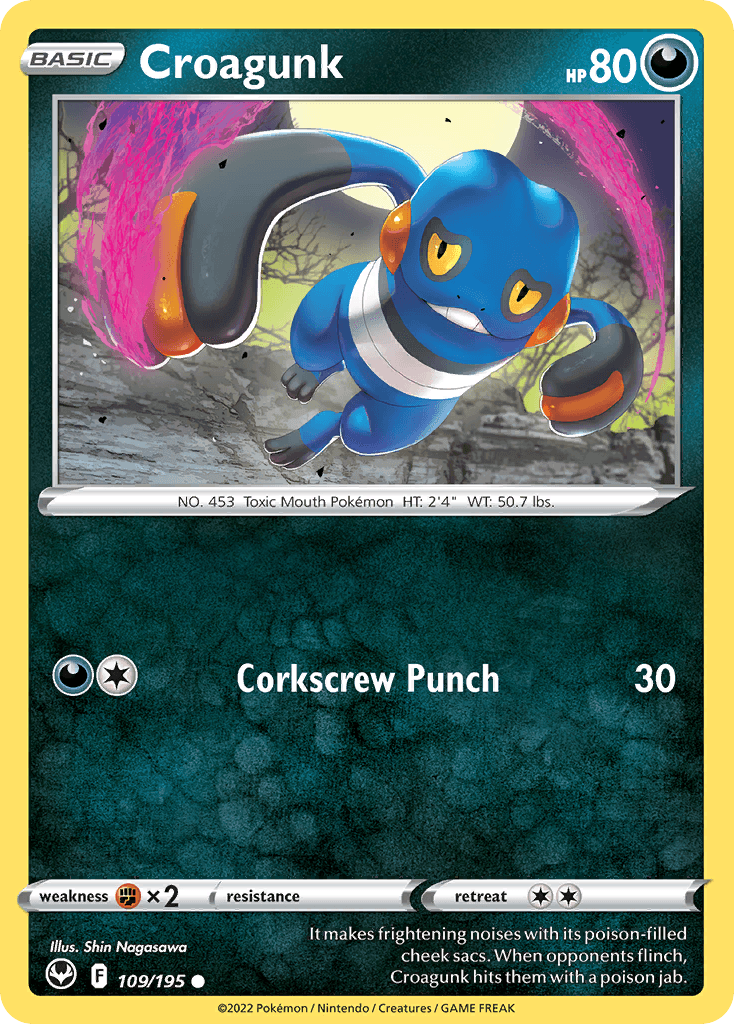 Croagunk, carta 109 de Silver Tempest