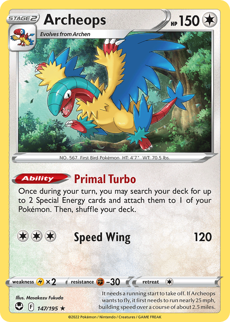 Archeops, carta 147 de Silver Tempest