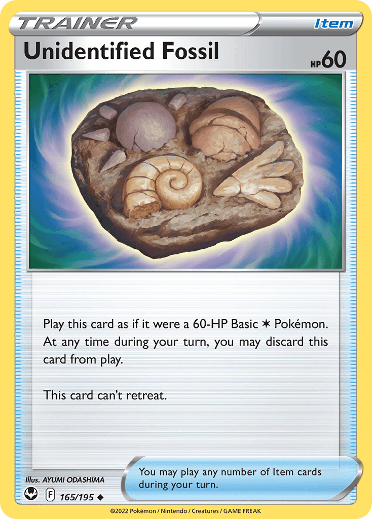 Unidentified Fossil, carta 165 de Silver Tempest