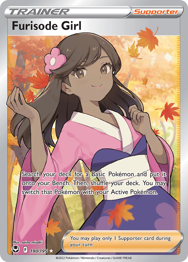 Furisode Girl, carta 190 de Silver Tempest
