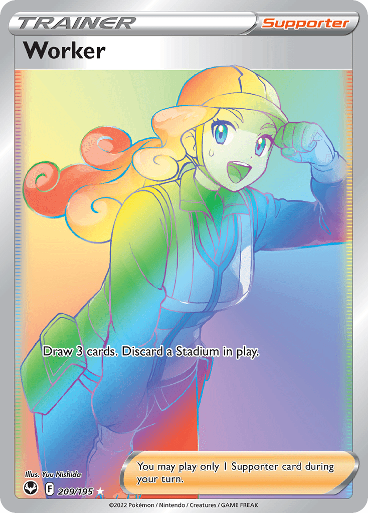 Worker, carta 209 de Silver Tempest