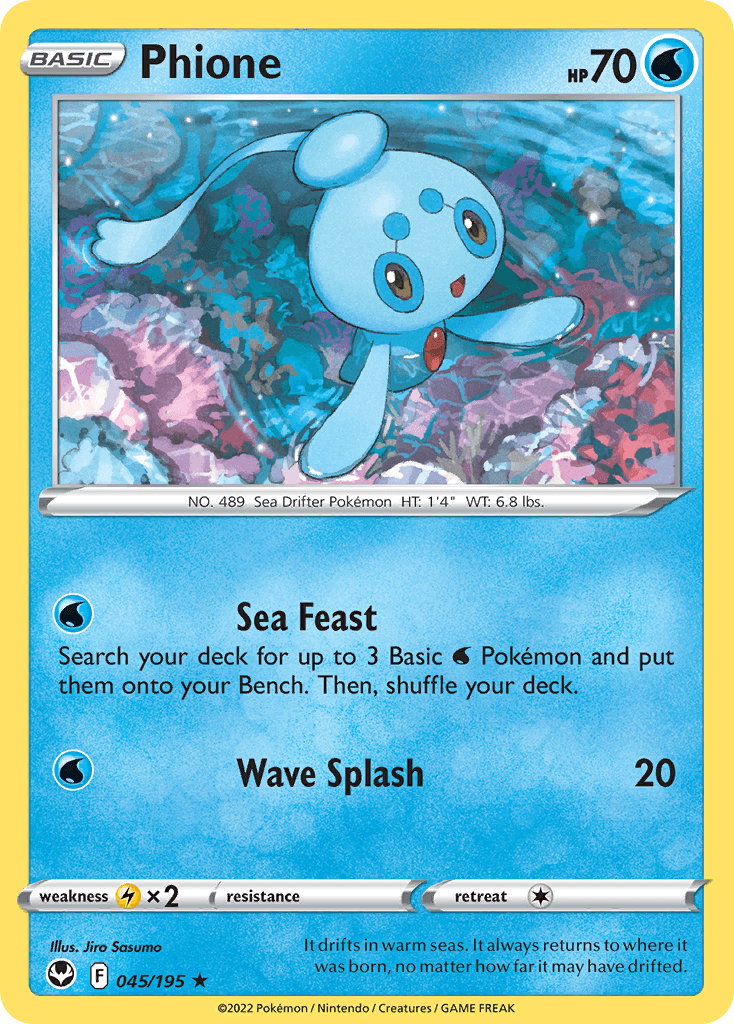 Phione, carta 045 de Silver Tempest
