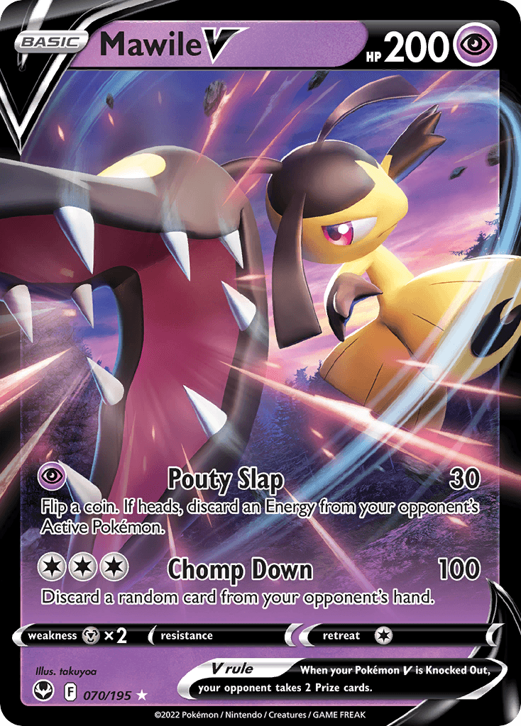 Mawile V, carta 070 de Silver Tempest