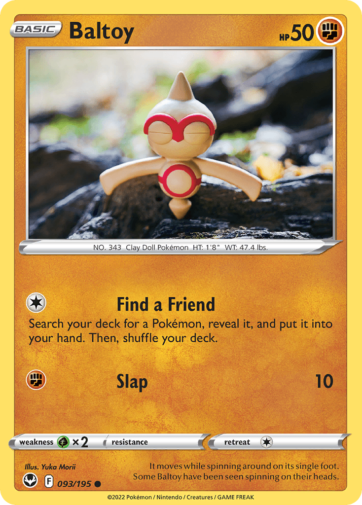 Baltoy, carta 093 de Silver Tempest