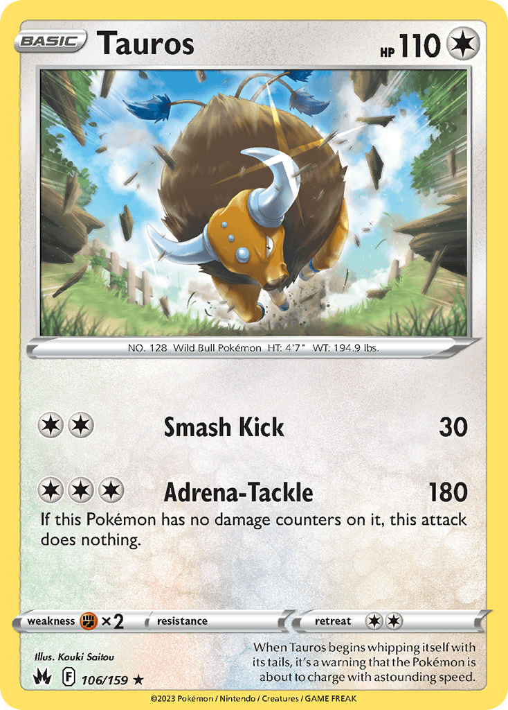 Tauros, carta 106 de Crown Zenith