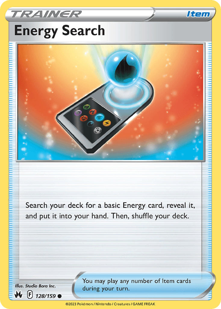Energy Search, carta 128 de Crown Zenith