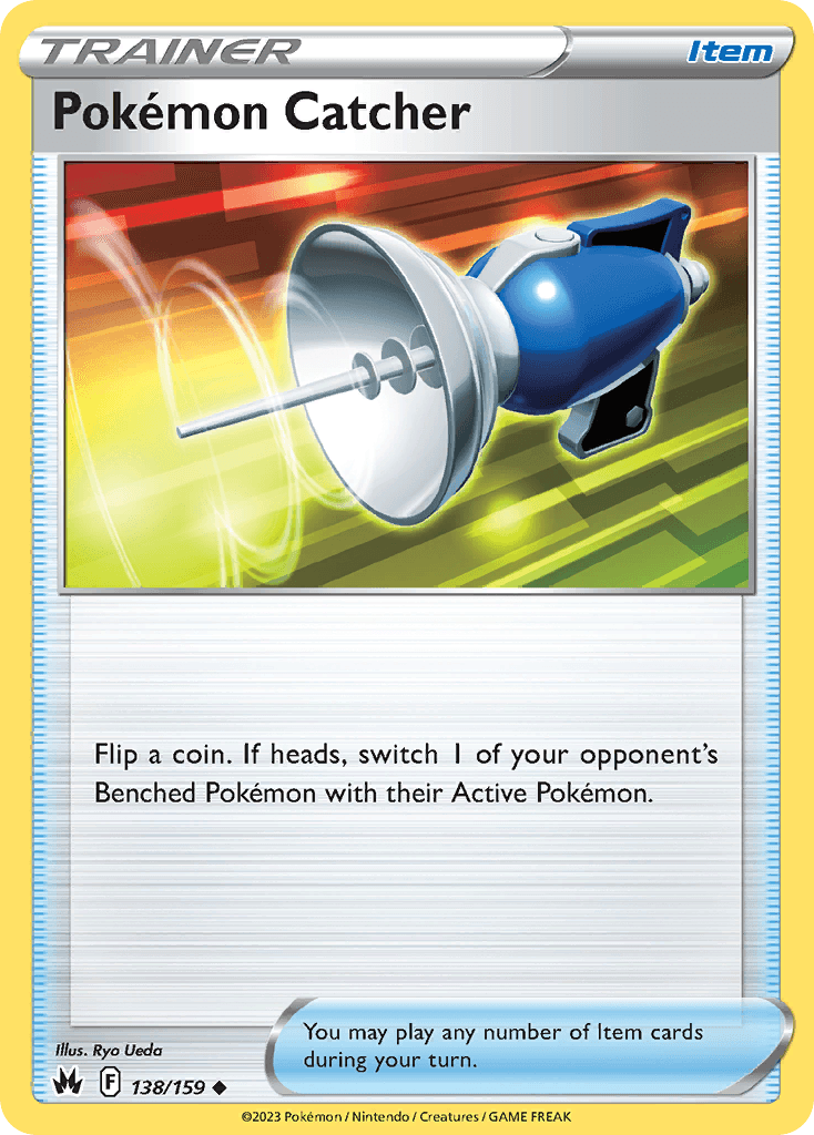 Pokémon Catcher, carta 138 de Crown Zenith