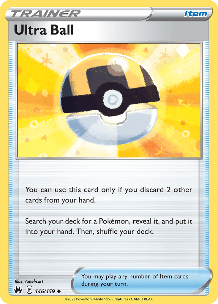 Ultra Ball, carta 146 de Crown Zenith