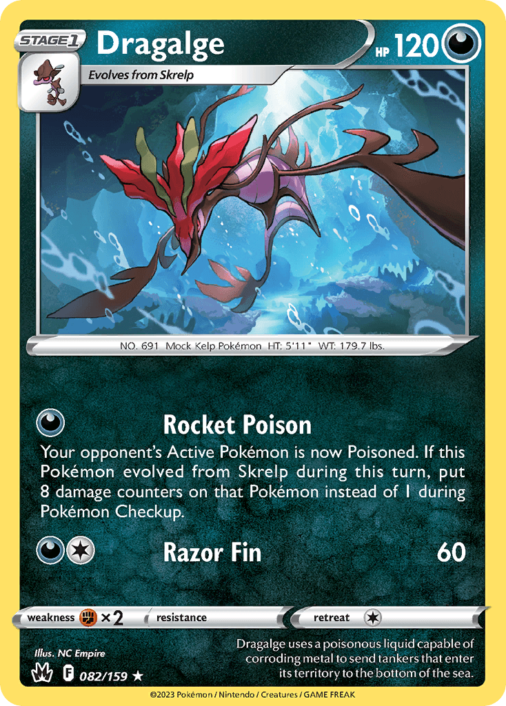 Dragalge, carta 082 de Crown Zenith