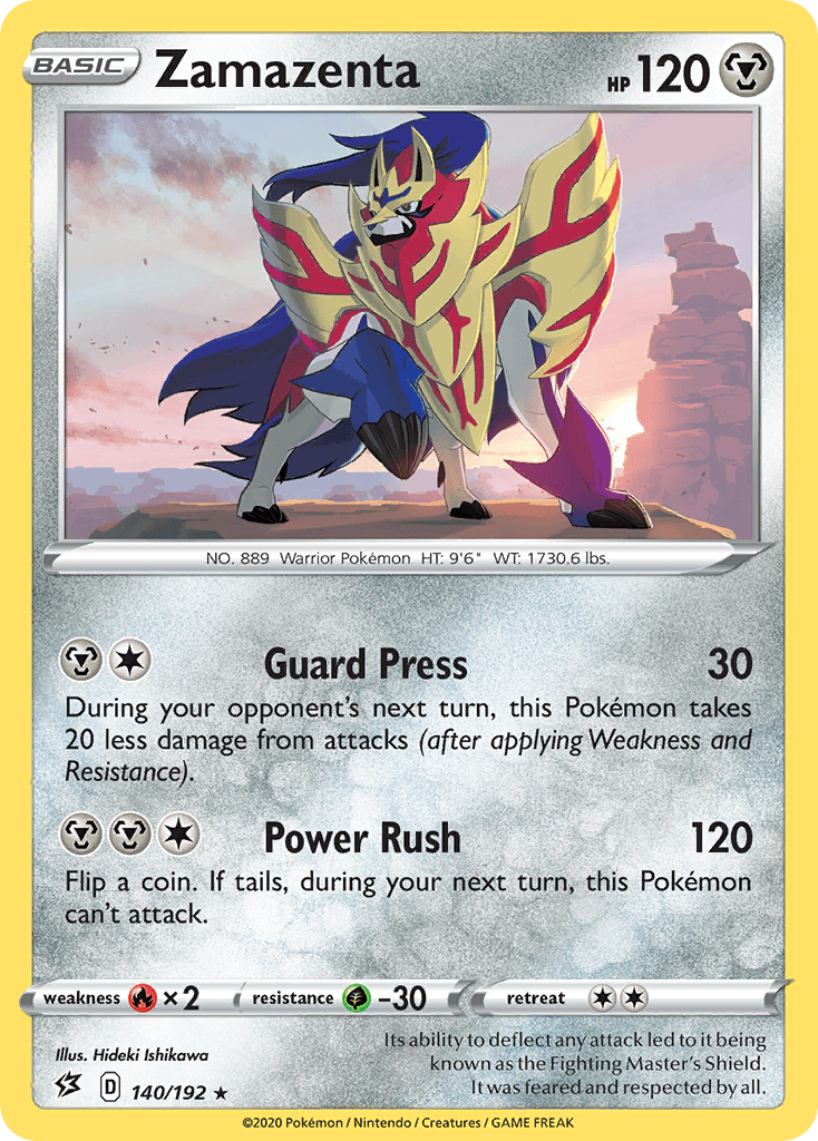 Zamazenta, carta 140 de Rebel Clash
