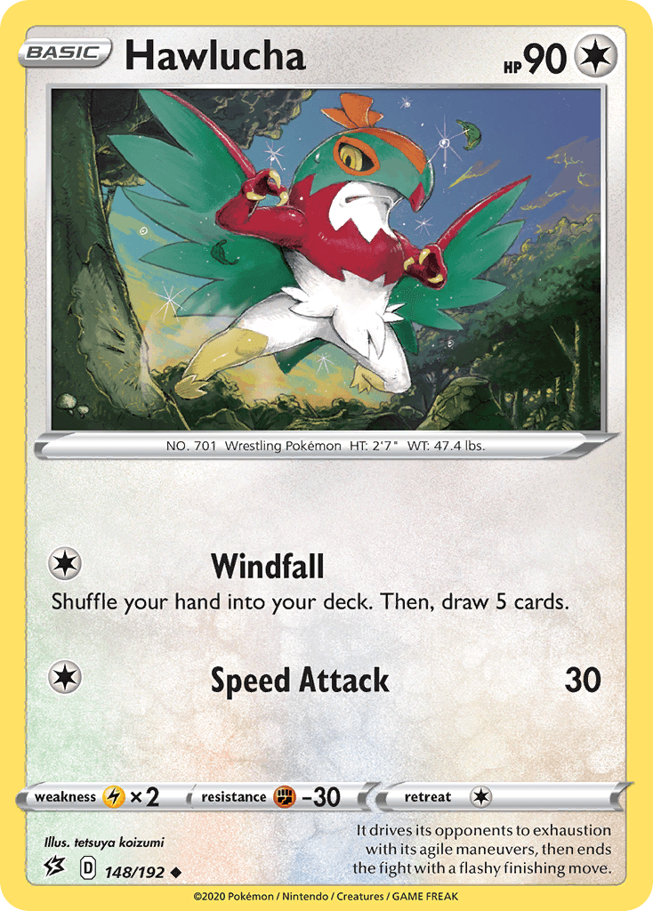Hawlucha, carta 148 de Rebel Clash