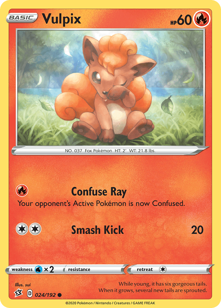 Vulpix, carta 24 de Rebel Clash