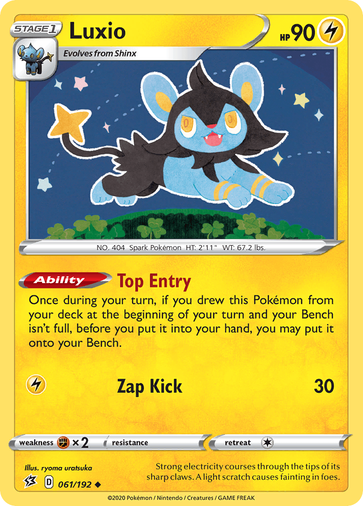 Luxio, carta 61 de Rebel Clash