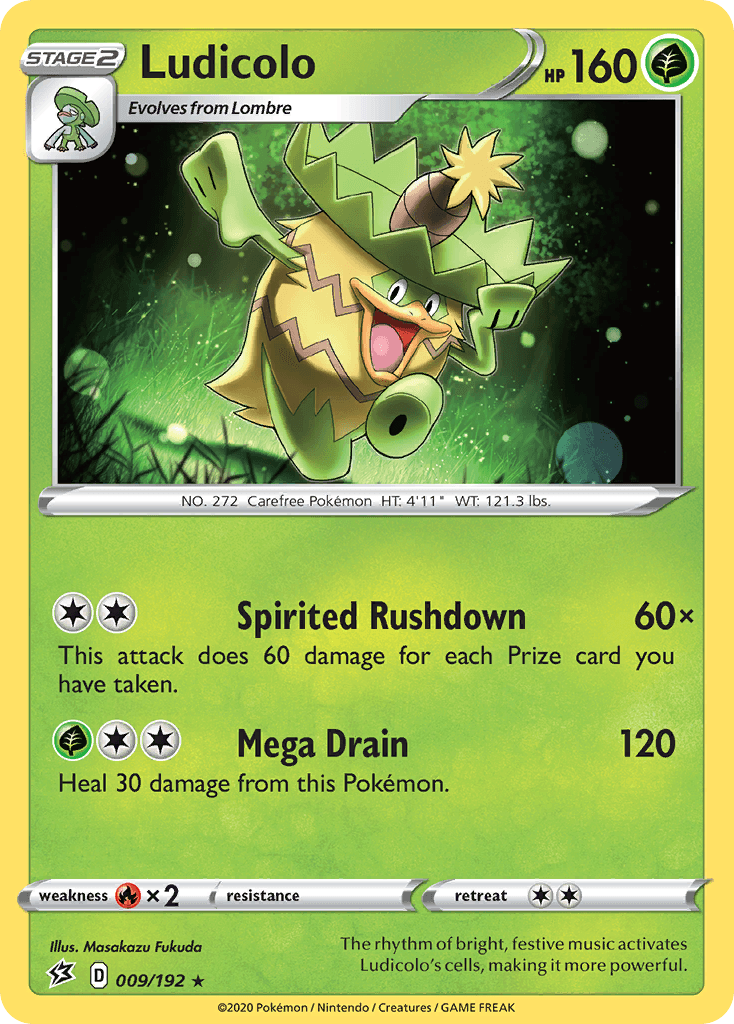 Ludicolo, carta 9 de Rebel Clash