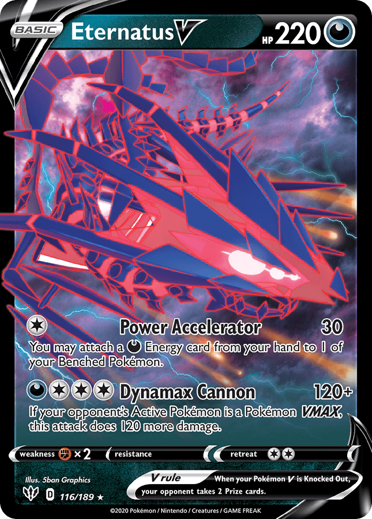 Eternatus V, carta 116 de Darkness Ablaze