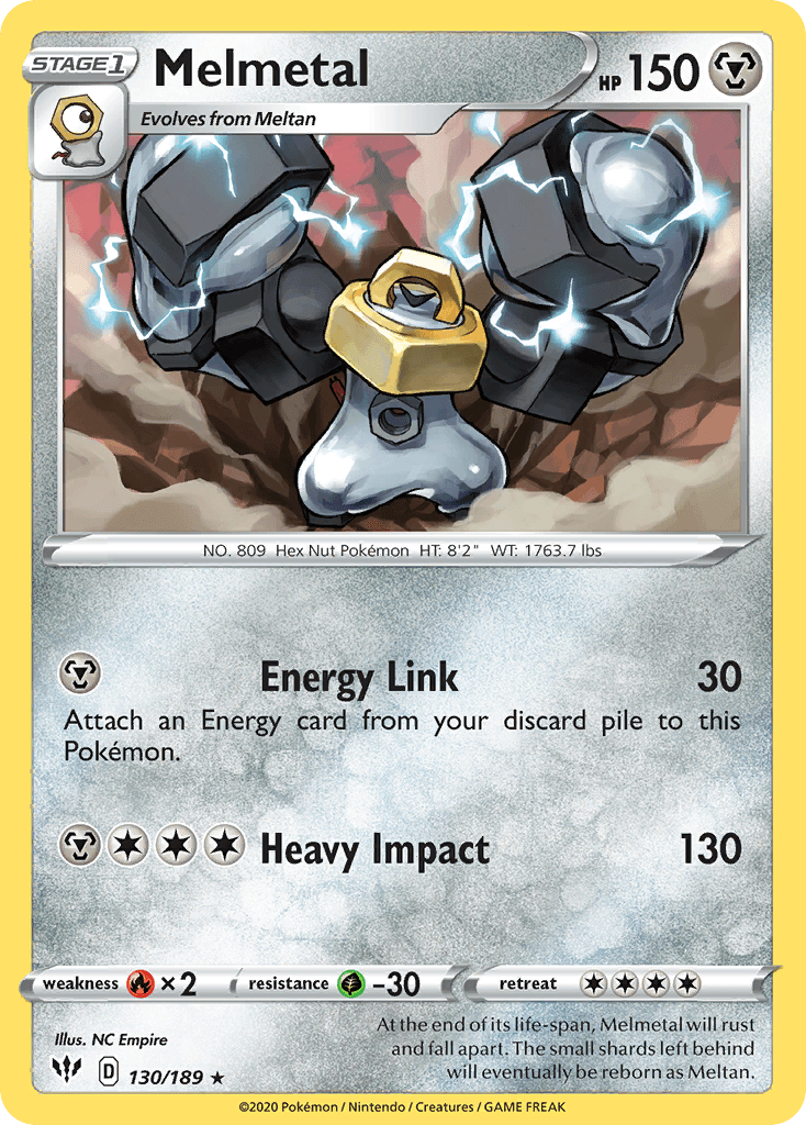 Melmetal, carta 130 de Darkness Ablaze