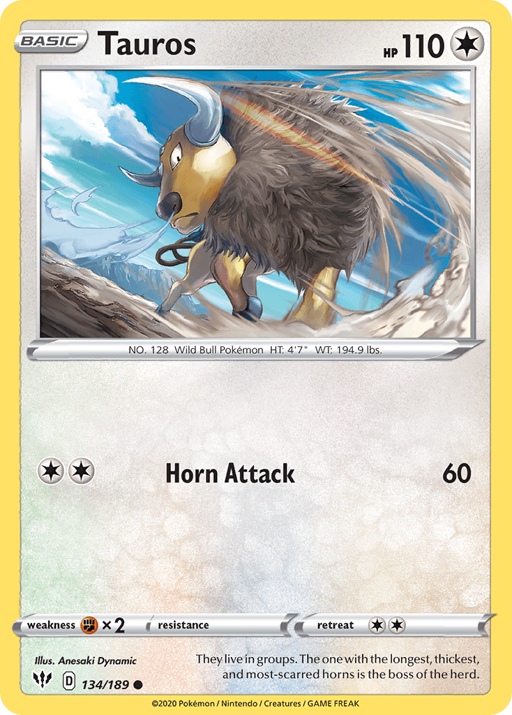 Tauros, carta 134 de Darkness Ablaze