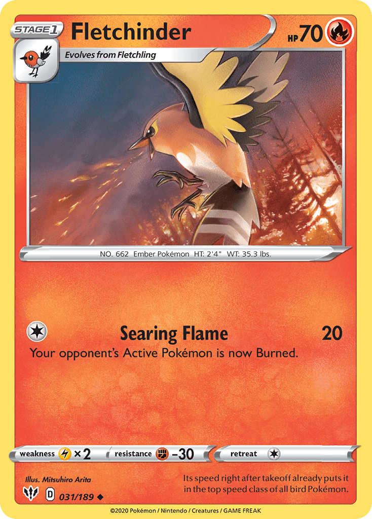Fletchinder, carta 31 de Darkness Ablaze