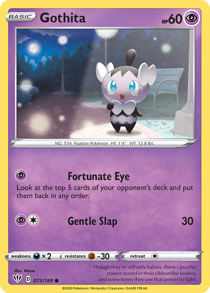 Gothita, carta 73 de Darkness Ablaze