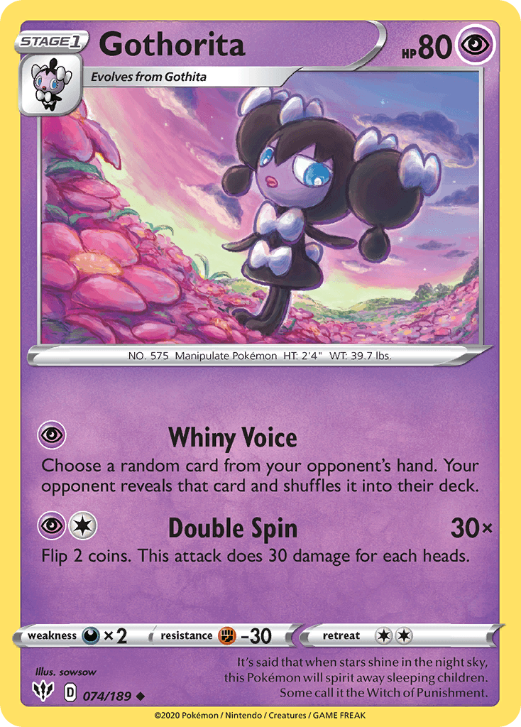 Gothorita, carta 74 de Darkness Ablaze