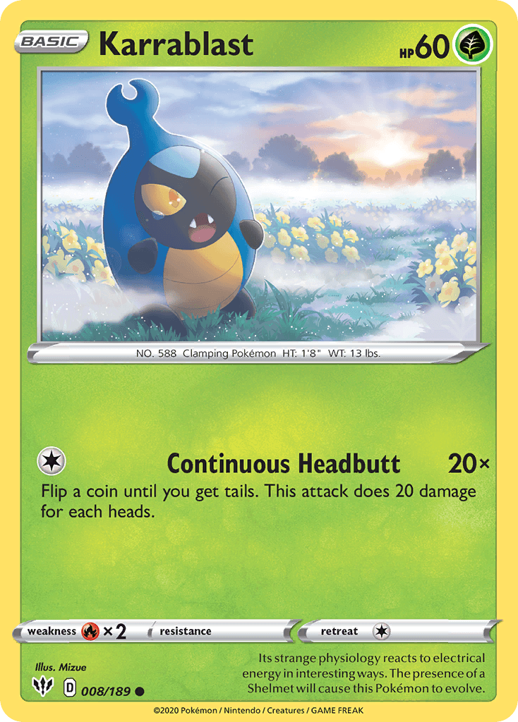 Karrablast, carta 8 de Darkness Ablaze