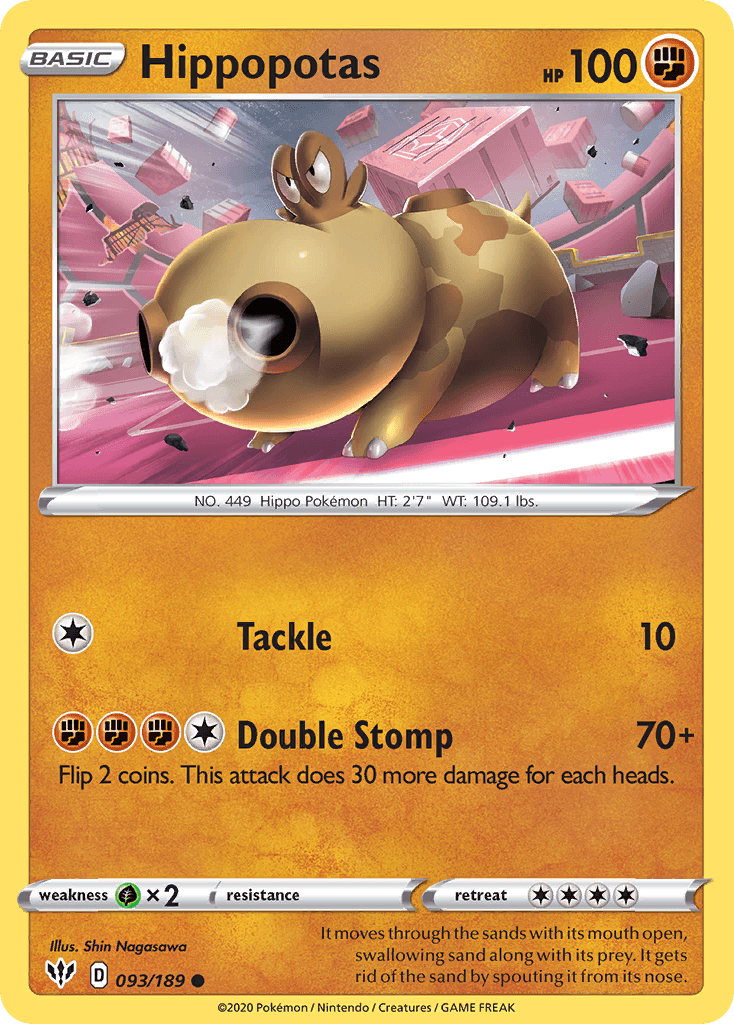 Hippopotas, carta 93 de Darkness Ablaze