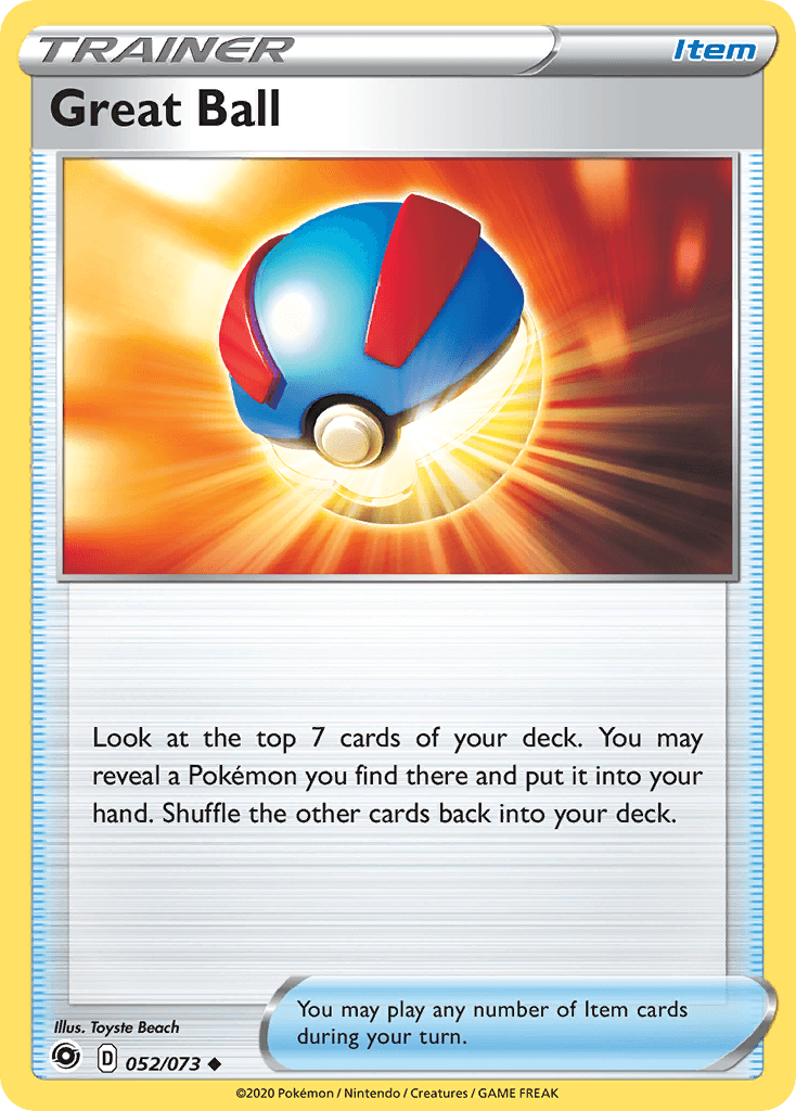 Great Ball, carta 52 de Champion's Path