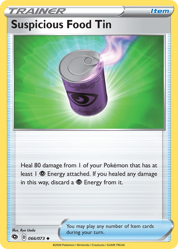 Suspicious Food Tin, carta 66 de Champion's Path