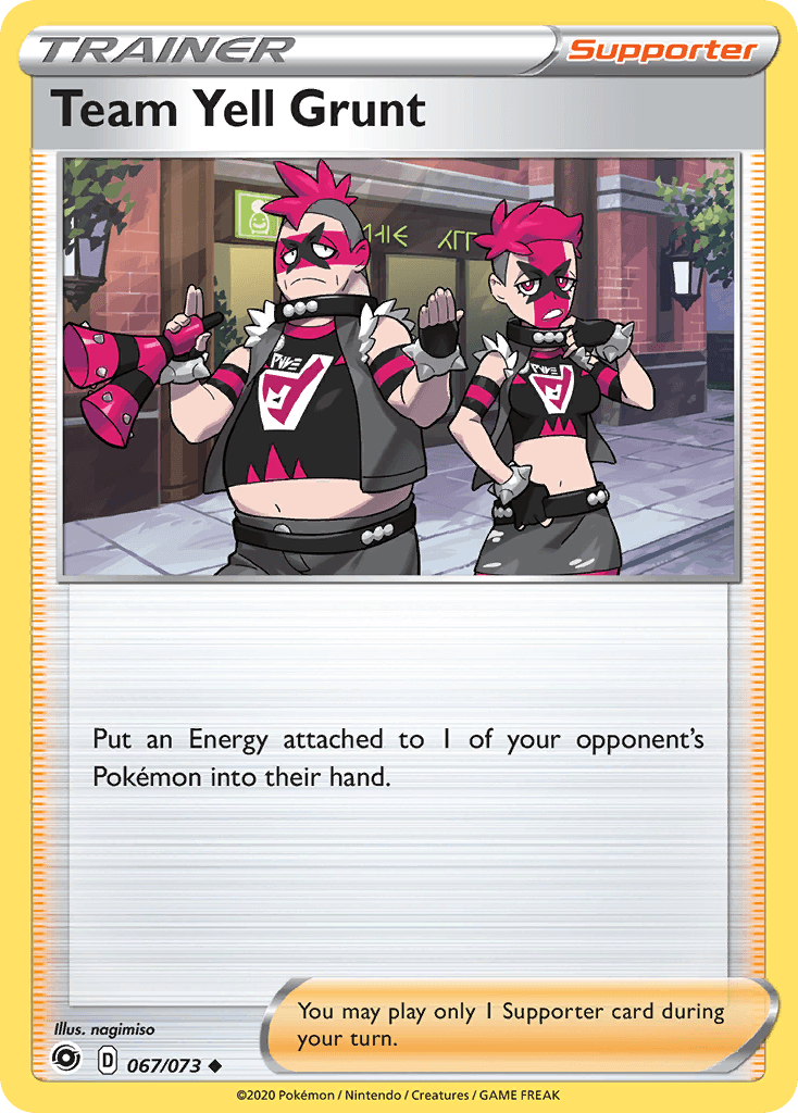 Team Yell Grunt, carta 67 de Champion's Path