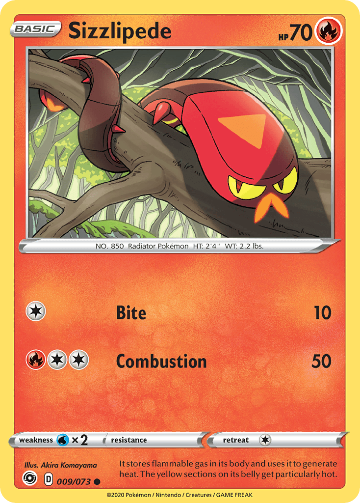 Sizzlipede, carta 9 de Champion's Path