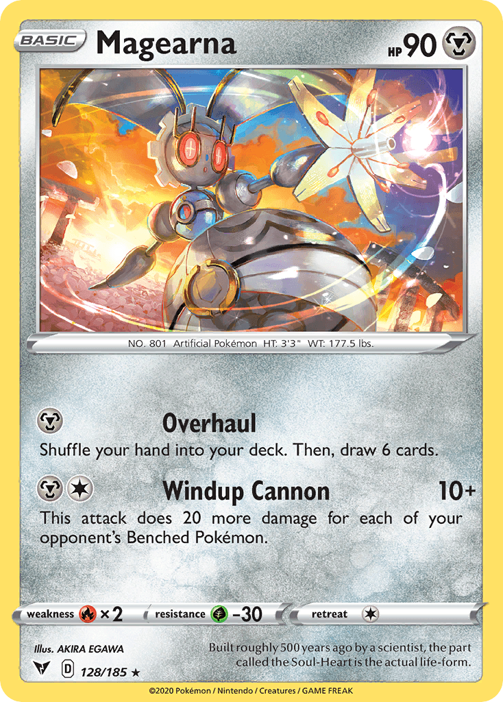 Magearna, carta 128 de Vivid Voltage