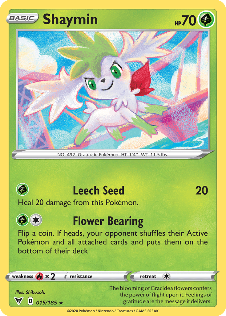 Shaymin, carta 15 de Vivid Voltage