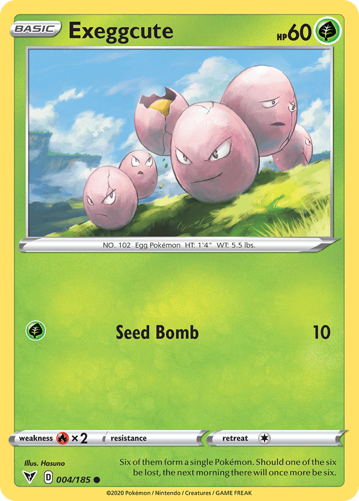 Exeggcute, carta 4 de Vivid Voltage