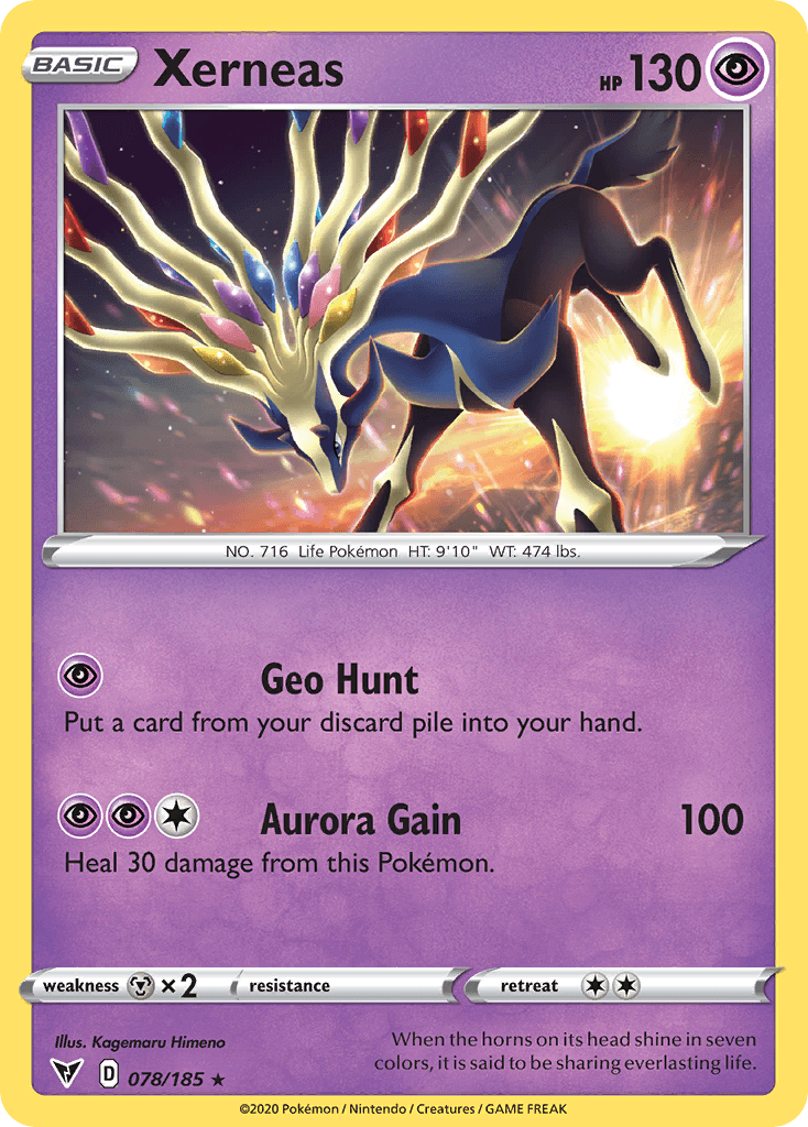 Xerneas, carta 78 de Vivid Voltage
