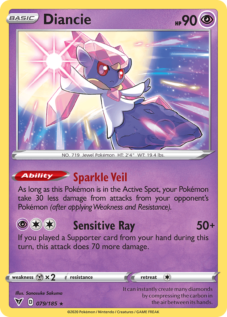 Diancie, carta 79 de Vivid Voltage