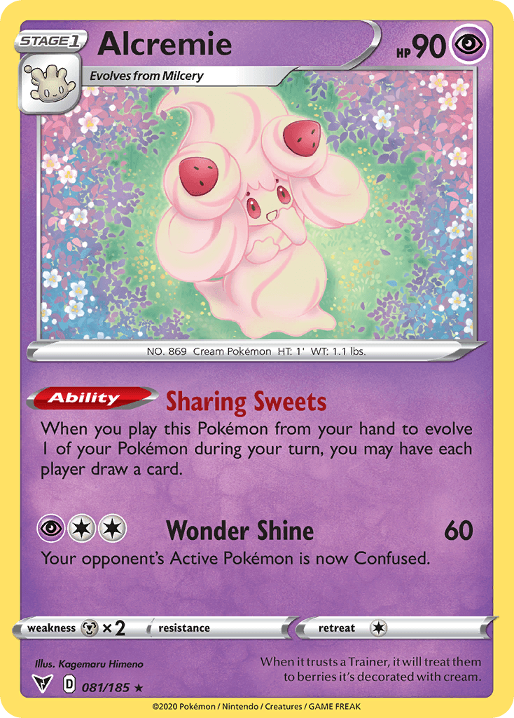 Alcremie, carta 81 de Vivid Voltage