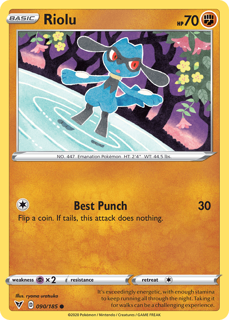 Riolu, carta 90 de Vivid Voltage